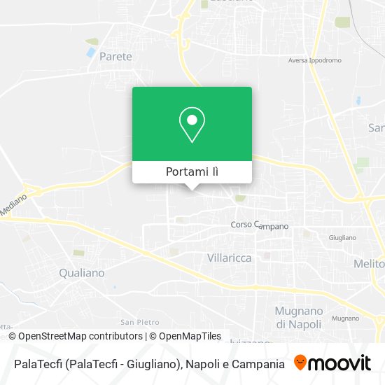 Mappa PalaTecfi (PalaTecfi - Giugliano)