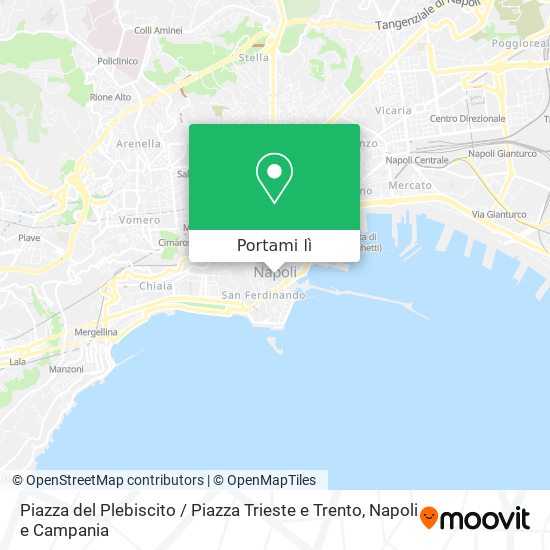 Mappa Piazza del Plebiscito / Piazza Trieste e Trento