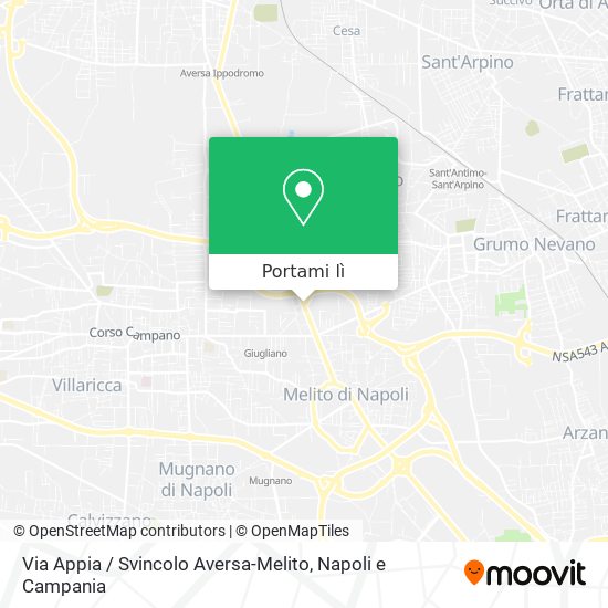 Mappa Via Appia / Svincolo Aversa-Melito