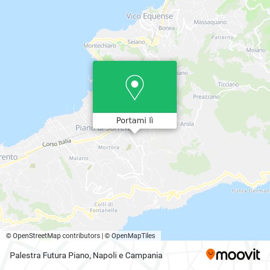 Mappa Palestra Futura Piano