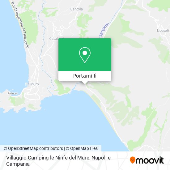 Mappa Villaggio Camping le Ninfe del Mare