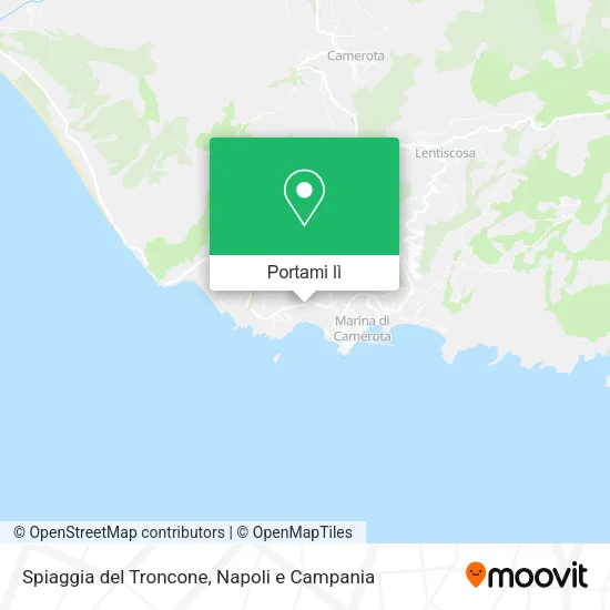 Mappa Spiaggia del Troncone