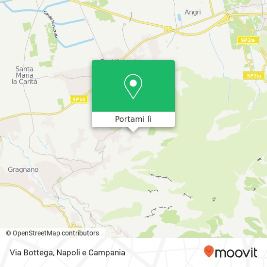 Mappa Via Bottega