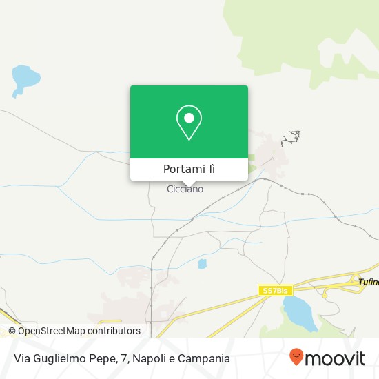 Mappa Via Guglielmo Pepe, 7