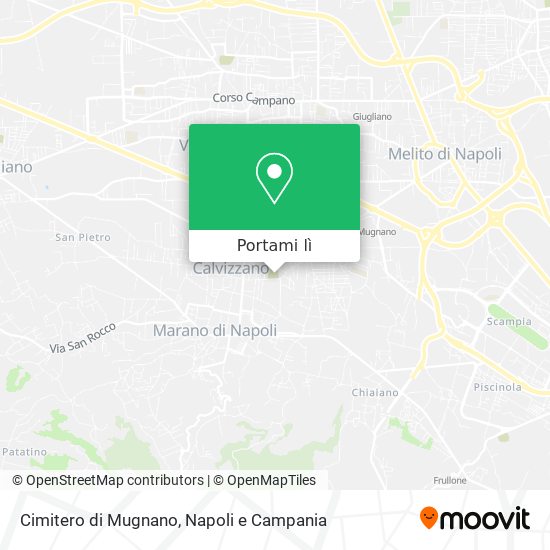 Mappa Cimitero di Mugnano