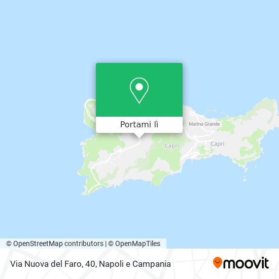 Mappa Via Nuova del Faro, 40