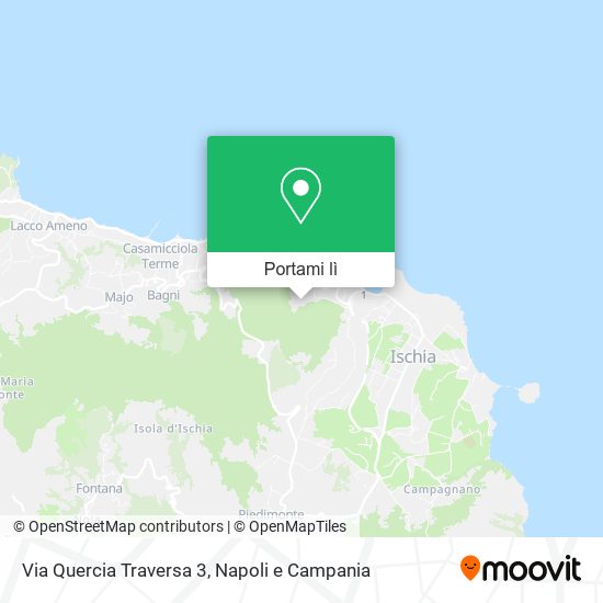 Mappa Via Quercia Traversa 3