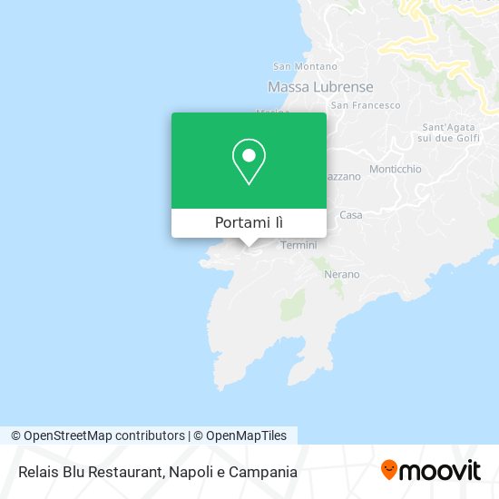 Mappa Relais Blu Restaurant