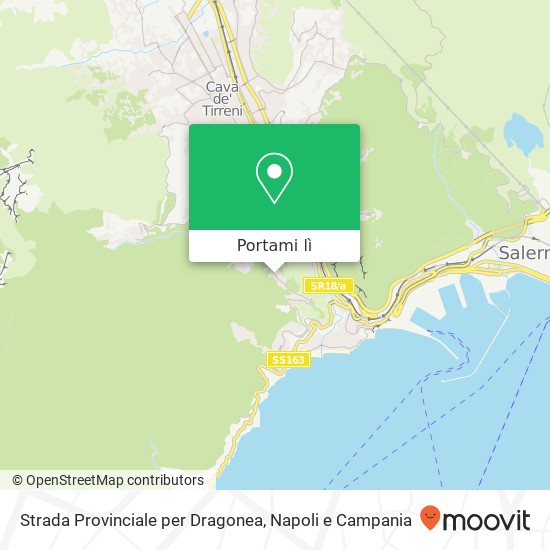 Mappa Strada Provinciale per Dragonea