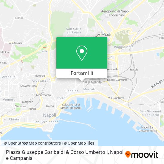 Mappa Piazza Giuseppe Garibaldi & Corso Umberto I