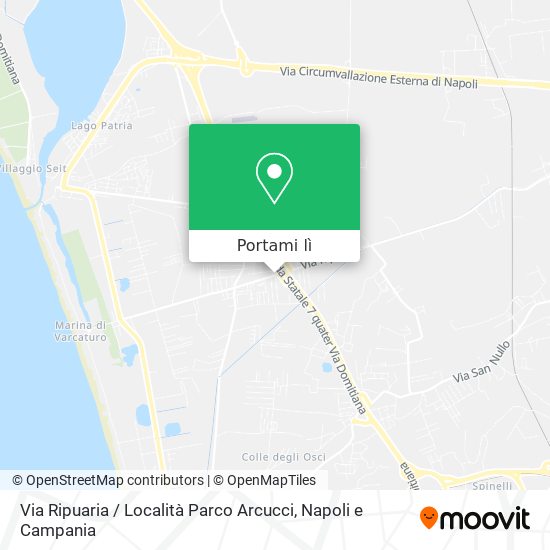 Mappa Via Ripuaria / Località Parco Arcucci