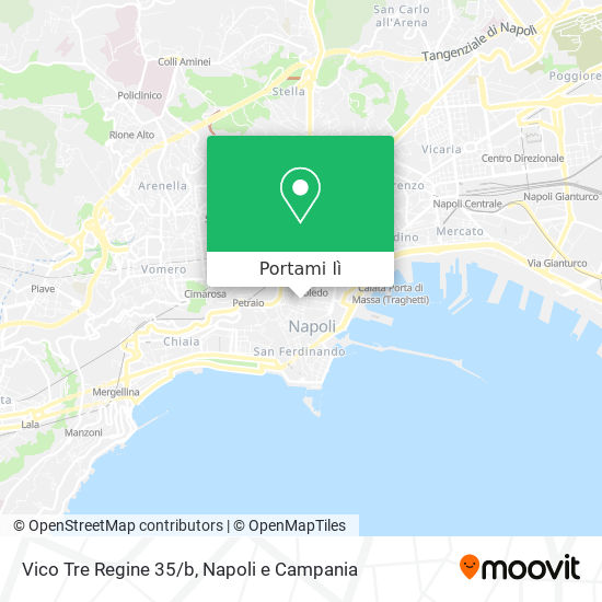 Mappa Vico Tre Regine 35/b