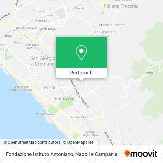 Mappa Fondazione Istituto Antoniano