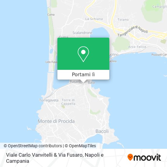 Mappa Viale Carlo Vanvitelli & Via Fusaro