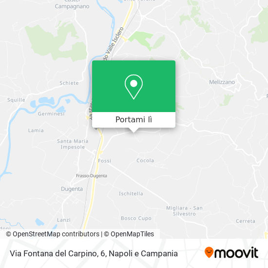 Mappa Via Fontana del Carpino, 6