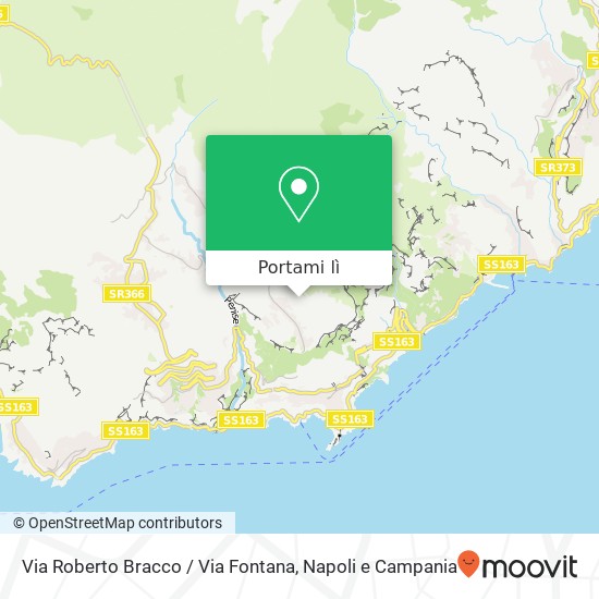 Mappa Via Roberto Bracco / Via Fontana
