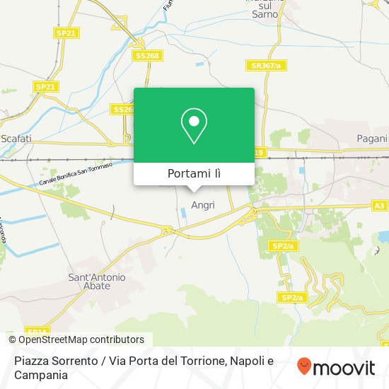 Mappa Piazza Sorrento / Via Porta del Torrione