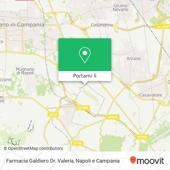 Mappa Farmacia Galdiero Dr. Valeria