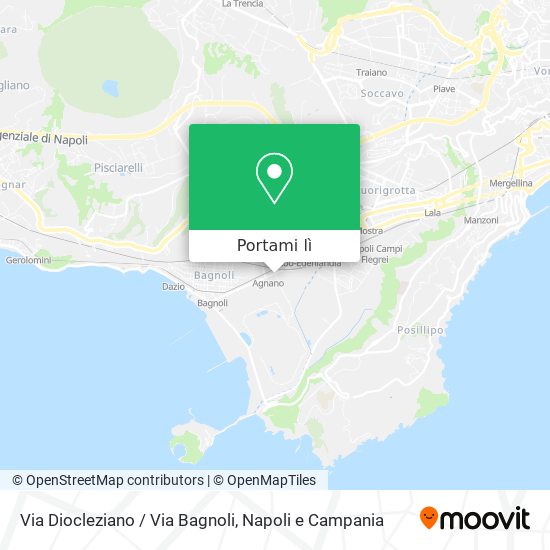 Mappa Via Diocleziano / Via Bagnoli