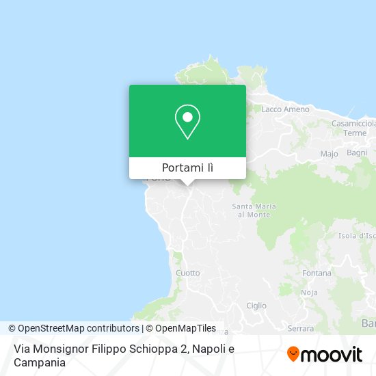 Mappa Via Monsignor Filippo Schioppa 2