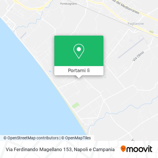 Mappa Via Ferdinando Magellano 153
