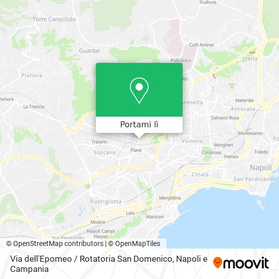 Mappa Via dell'Epomeo / Rotatoria San Domenico