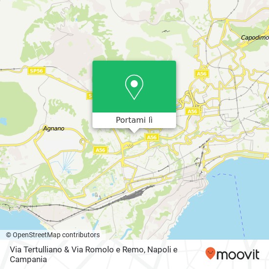 Mappa Via Tertulliano & Via Romolo e Remo