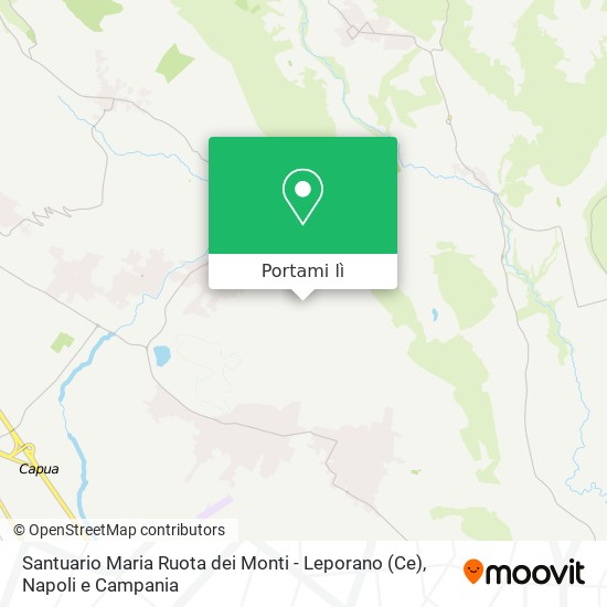 Mappa Santuario Maria Ruota dei Monti - Leporano (Ce)