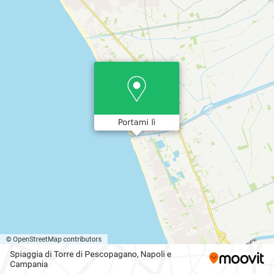 Mappa Spiaggia di Torre di Pescopagano