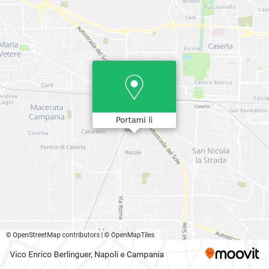 Mappa Vico Enrico Berlinguer