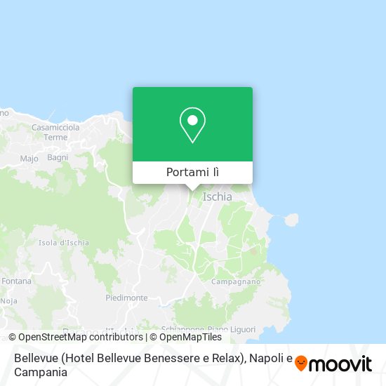Mappa Bellevue (Hotel Bellevue Benessere e Relax)