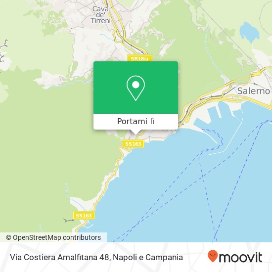 Mappa Via Costiera Amalfitana 48