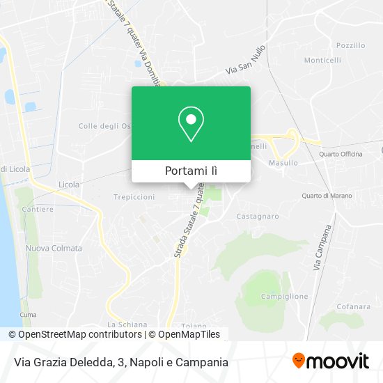 Mappa Via Grazia Deledda, 3