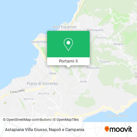 Mappa Astapiana Villa Giusso