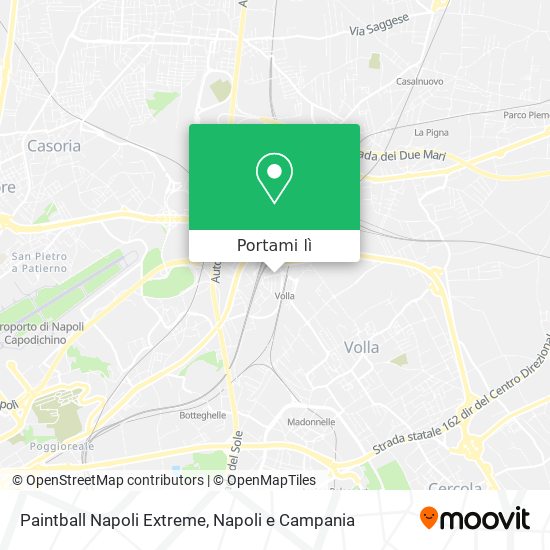 Mappa Paintball Napoli Extreme