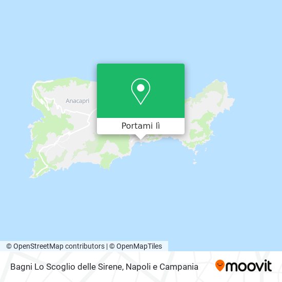 Mappa Bagni Lo Scoglio delle Sirene
