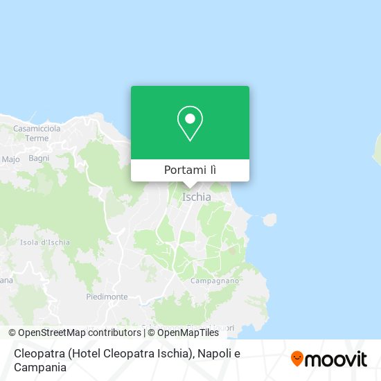 Mappa Cleopatra (Hotel Cleopatra Ischia)
