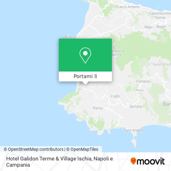 Mappa Hotel Galidon Terme & Village Ischia