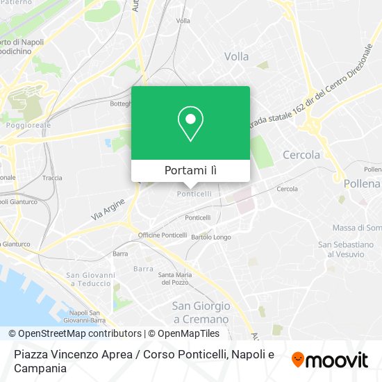 Mappa Piazza Vincenzo Aprea / Corso Ponticelli