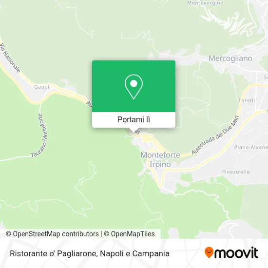 Mappa Ristorante o' Pagliarone