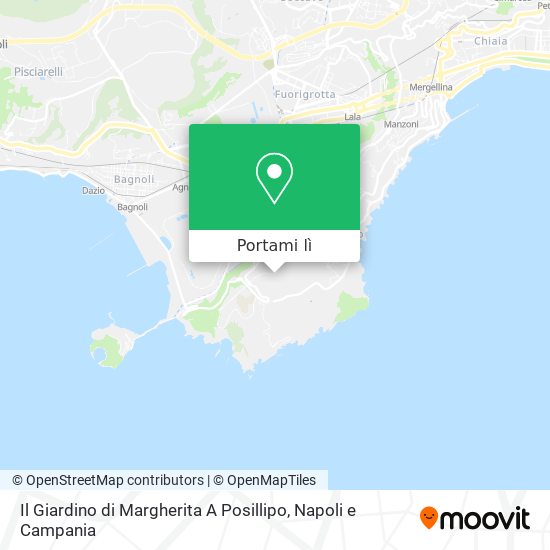 Mappa Il Giardino di Margherita A Posillipo