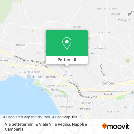 Mappa Via Settetermini & Viale Villa Regina