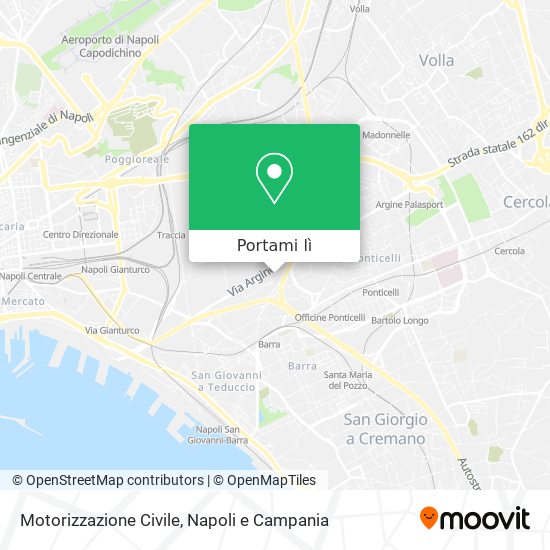 Mappa Motorizzazione Civile