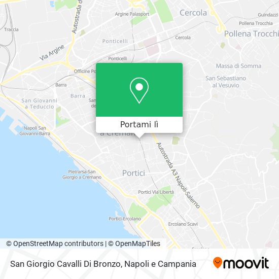 Mappa San Giorgio Cavalli Di Bronzo
