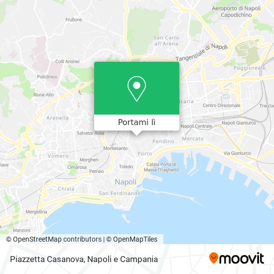Mappa Piazzetta Casanova
