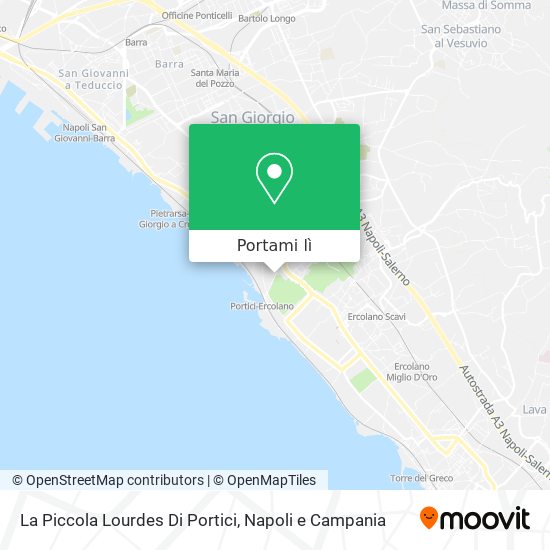 Mappa La Piccola Lourdes Di Portici