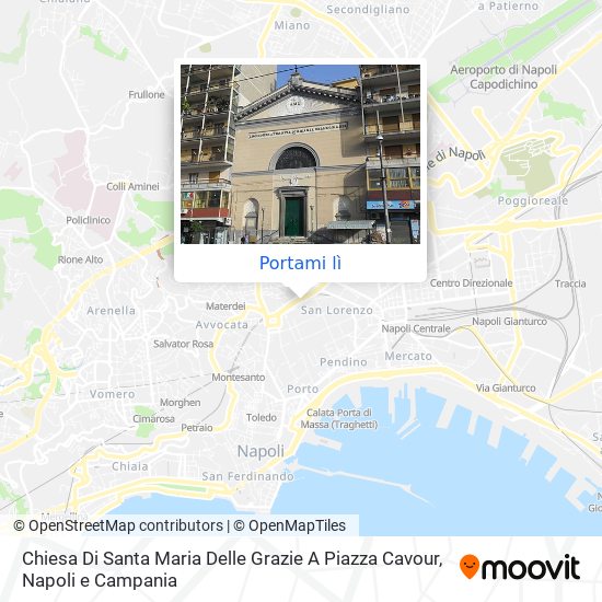 Mappa Chiesa Di Santa Maria Delle Grazie A Piazza Cavour