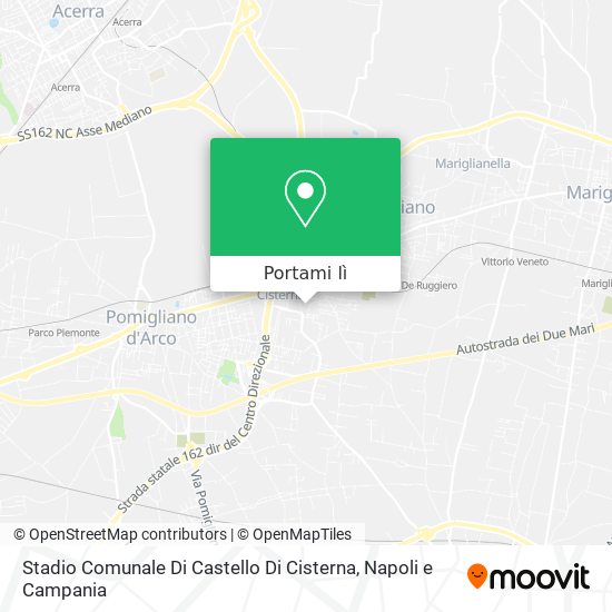 Mappa Stadio Comunale Di Castello Di Cisterna