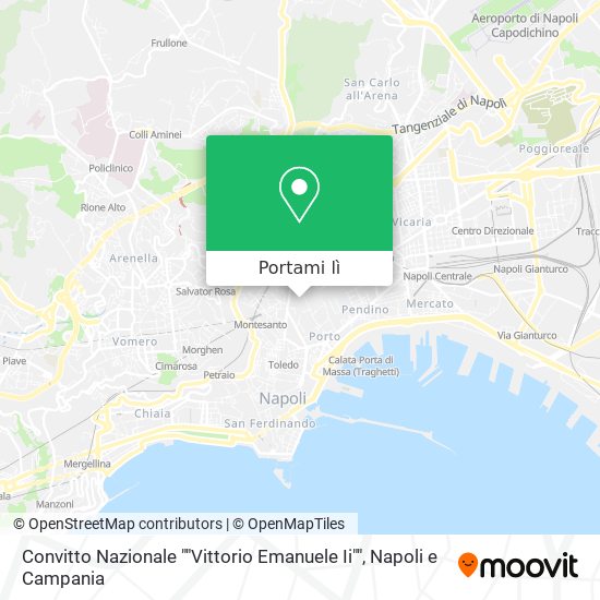 Mappa Convitto Nazionale ""Vittorio Emanuele Ii""