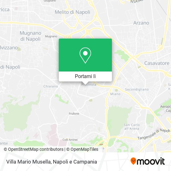 Mappa Villa Mario Musella